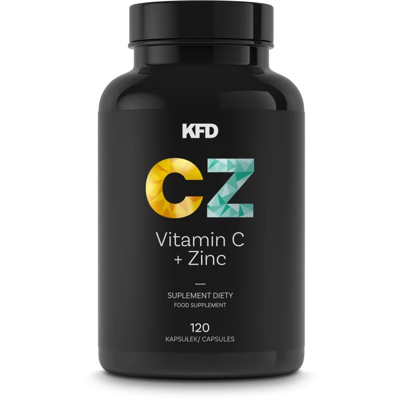 KFD Vitamin C + Zinc – 120 kaps. (Witamina C i Cynk)