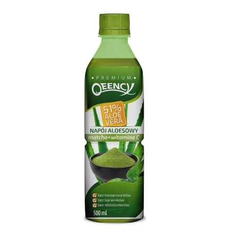 QEENCY Premium 51% Aloe Vera - 0,5 l (Napój Aloesowy)