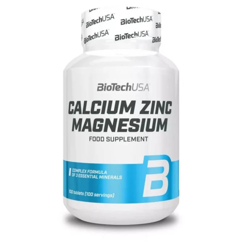 Bio Tech USA Calcium Zinc Magnesium - 100 tabl